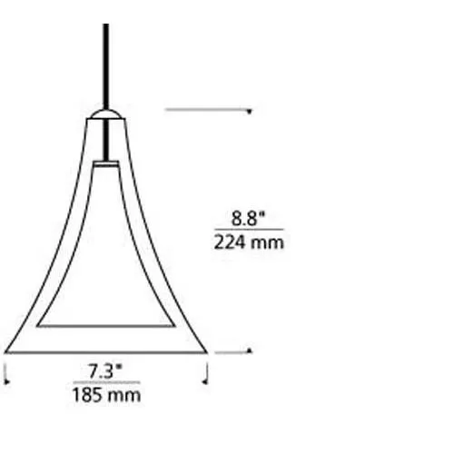 Tech Lighting 700 Melrose Ii Pendant with Freejack System