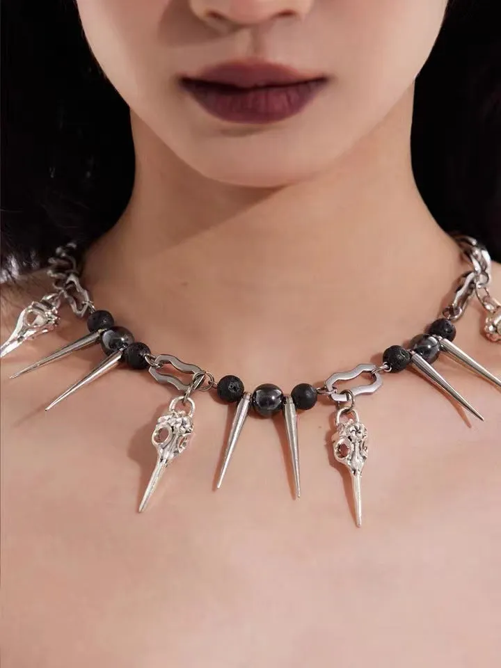 Trendy INS Gothic Punk Dark Cool Necklace