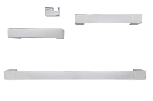 Westshore Chrome Bathroom Hardware Set